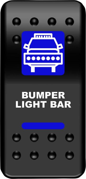 SWITCH RKR BMPR LGHTBR BU