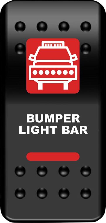SWITCH RKR BMPR LGHTBR RD