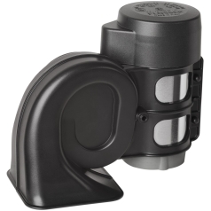 AIR HORN WITH LOW TON 300HZ 12V BLACK