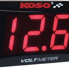 VOLT METER SUPER SLIM RED LIGHT