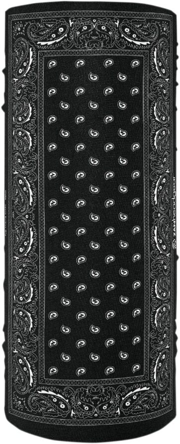 MOTLEY TUBE™ PAISLEY BLACK ALL WEATHER ONE SIZE