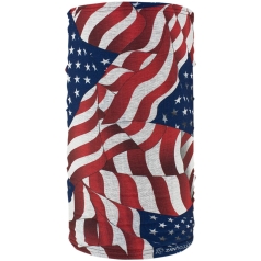 MOTLEY TUBE™ WAVY AMERICAN FLAG FLEECE LINED ONE SIZE
