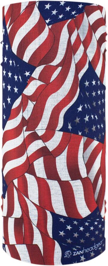 MOTLEY TUBE™ WAVY AMERICAN FLAG ALL WEATHER ONE SIZE