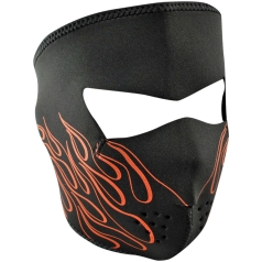 FULL FACE MASK FLAMES ONE SIZE