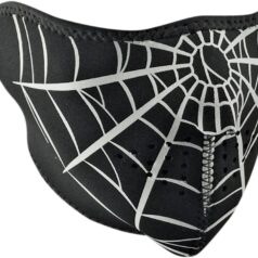 HALF FACE MASK SPIDER WEB ONE SIZE