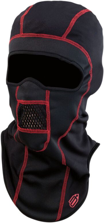 BALACLVA W-SHLD BK/RD S/M