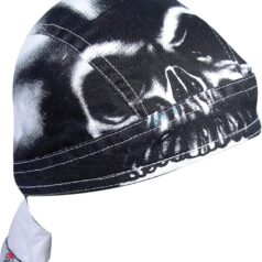 HEADWRAP FLYDANNA® ROAD HOG AIRBRUSHED SKULL ONE SIZE