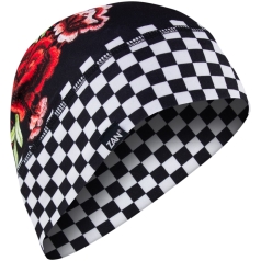 BEANIE SPFLX CHKFLORAL