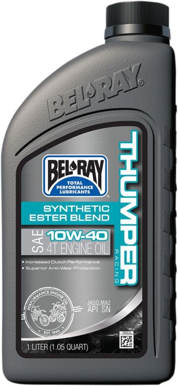 THUMPER RACING SYNTHETIC ESTER BLEND 4-STROKE ENGINE OIL 10W-40 1 LITER