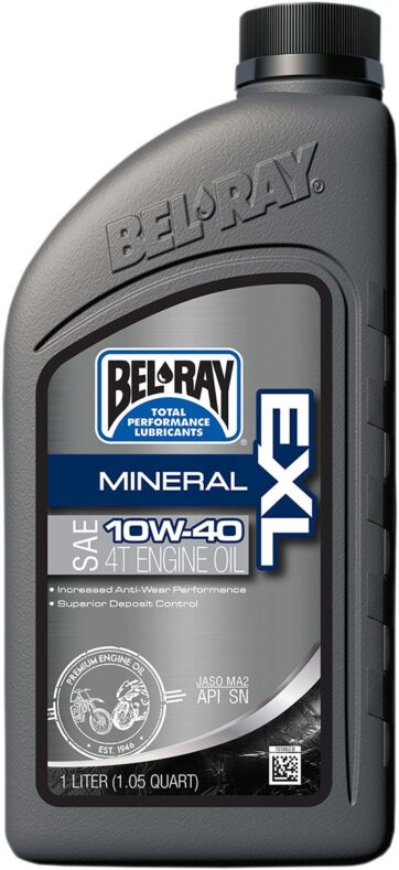 EXL MINERAL 4-STROKE ENGINE OIL 10W-40 1 LITER
