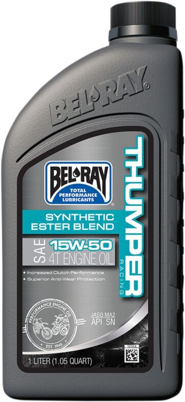 THUMPER RACING SYNTHETIC ESTER BLEND 4-STROKE ENGINE OIL 15W-50 1 LITER