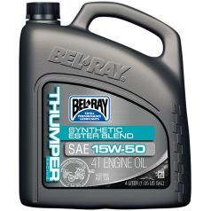 THUMPER RACING SYNTHETIC ESTER BLEND 4-STROKE ENGINE OIL 15W-50 4 LITER