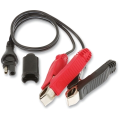 BATTERY CLIP SET BLACK RED