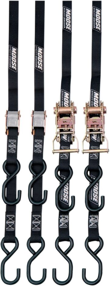 HEAVY DUTY TIE-DOWN QUAD-PACK BLACK