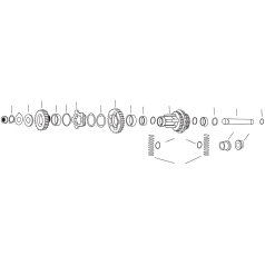 STOCK CLUSTER GEAR 1.23 RATIO