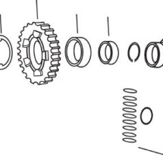 1ST/2ND GEAR COUNTERSHAFT CLUTCH