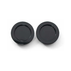 All V-Rod Swingarm Pivot Cover Kit Black Powder Coated
