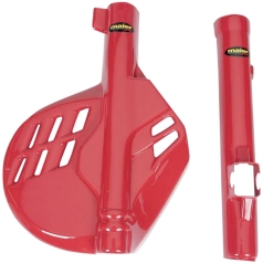 FORK/DISC GUARD CR/XR RED