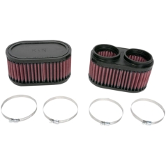 UNIVERSAL DUAL FLANGE FILTER SET (2) OVAL STRAIGHT