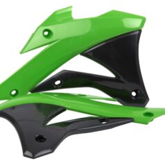 RADIATOR COVERS GREEN/BLACK