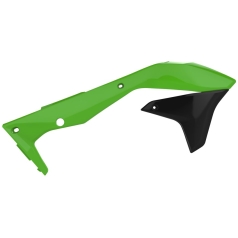 RADIATOR COVERS GREEN/BLACK