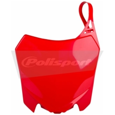 NUMBER PLATE RED