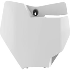 FRONT NUMBER PLATE WHITE