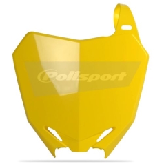 FRONT NUMBER PLATE YELLOW
