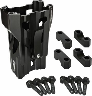 RISER 22 MM (7/8") ALUMINUM BLACK