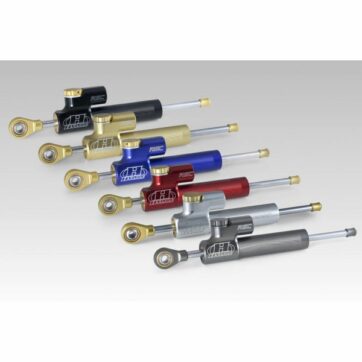RSC STEERING DAMPER 68MM PROGRESSIVE BLACK