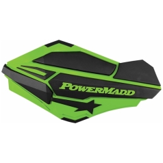 HANDGUARDS GRN/BLK