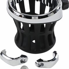 DRINK HOLDER WITH BAR MOUNT 1,25" CHROME