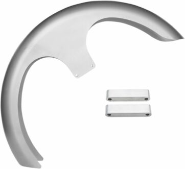 FRONT FENDER 6" FOR 19" WHEELS / NATURAL-RAW / STEEL