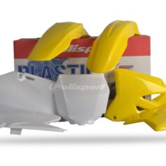 SUZUKI - vit/gul - RM 125 01–08, RM 250 01–08 OEM