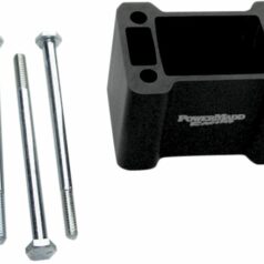 RISER BLOCK NON-PIVOT 3" ALUMINUM CUSTOM REPLACEMENT ANODIZED BLACK