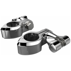 HIGHWAY PEG MOUNT ADJUSTABLE WITH CLEVIS CHROME