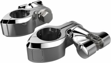 HIGHWAY PEG MOUNT ADJUSTABLE WITH CLEVIS CHROME