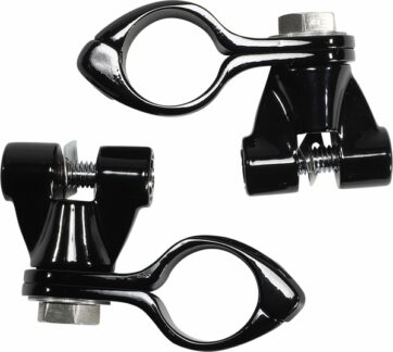 HIGHWAY PEG MOUNT ADJUSTABLE WITH CLEVIS BLACK