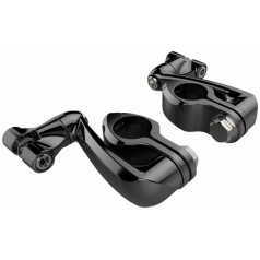HIGHWAY MOUNT ADJUSTABLE WITH EXTENSION ARM & CLEVIS BLACK