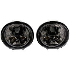 HEADLAMP DUAL KIT 5-3/4" BLACK