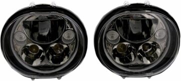 HEADLAMP DUAL KIT 5-3/4" BLACK