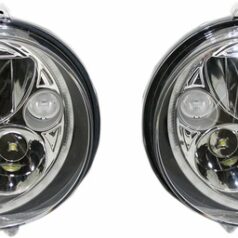 HEADLAMP DUAL KIT 5-3/4" CHROME