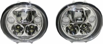 HEADLAMP DUAL KIT 5-3/4" CHROME