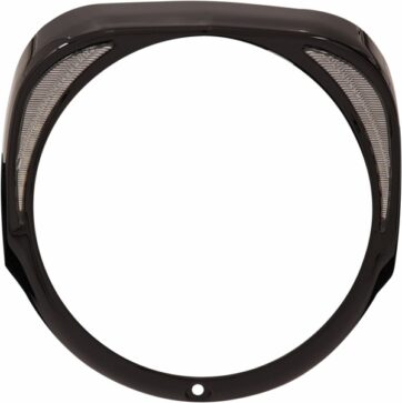 HEADLIGHT BEZEL FANG LED BLACK