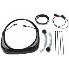 HEADLIGHT BEZEL FANG LED BLACK