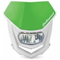 HALO LED HEADLIGHT ECE APPROVED GREEN/WHITE