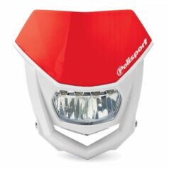 HALO LED HEADLIGHT ECE APPROVED RED/WHITE
