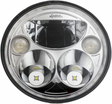 HEADLIGHT 7'' LED FOR INDIAN BLACK