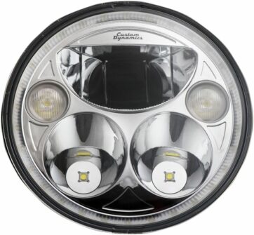 HEADLIGHT 7'' LED FOR INDIAN BLACK