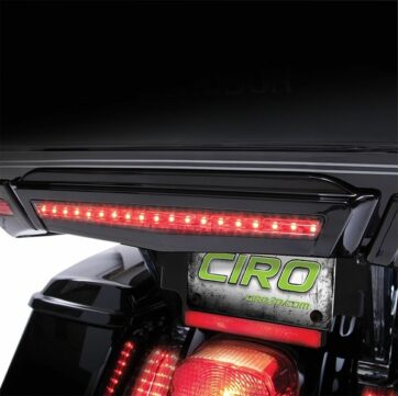 CENTER TAIL LIGHT FOR TOUR-PAK BLACK